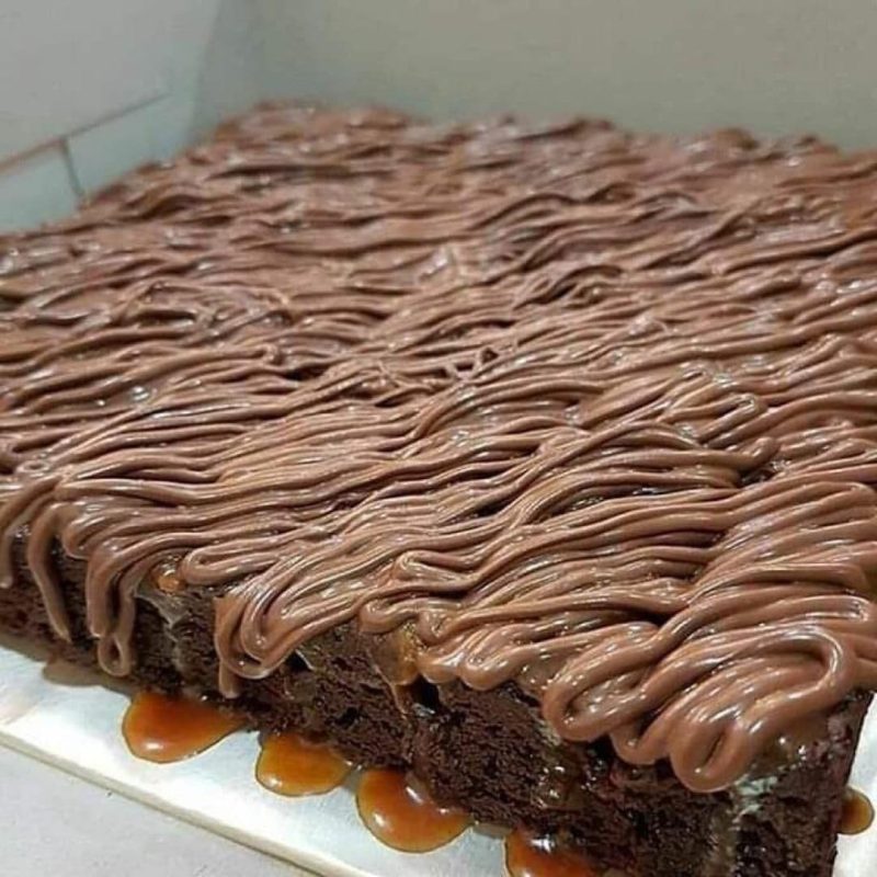 brownies extra drizzle