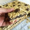 nutella oat bar
