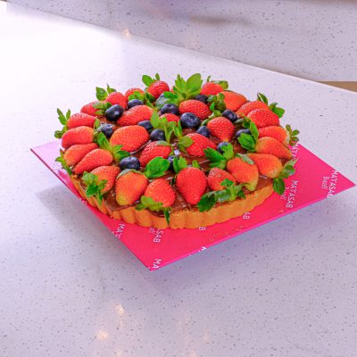 Cheese Tart Hazelnut Chocolate 7 Inci With Berries Mamasab