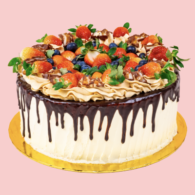 Chocolate Peanut Butter With Berries 9 Inci (Whole) Mamasab