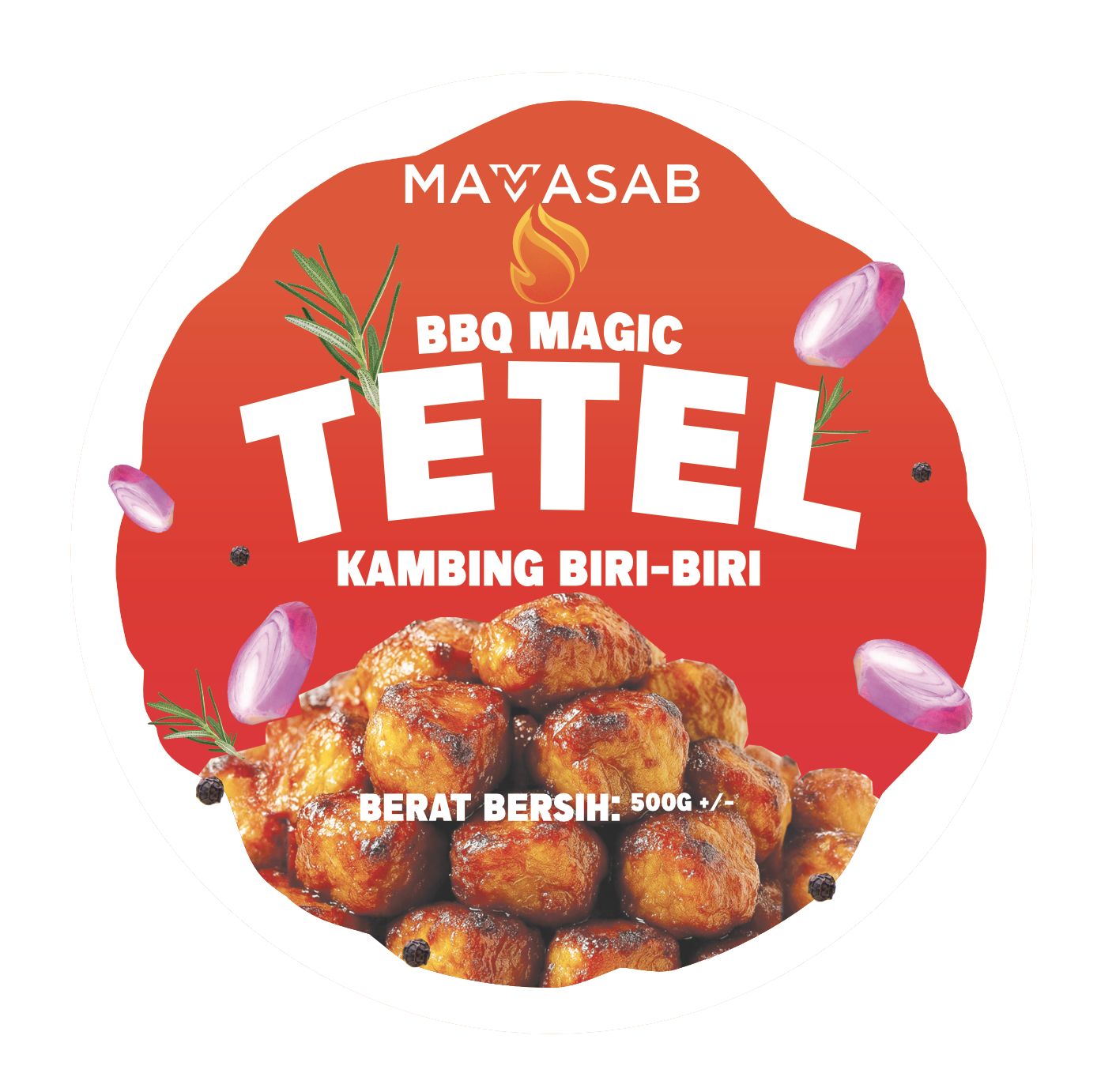 Bbq Magic Tetel Kambing Biri-Biri (500 Gram) Mamasab