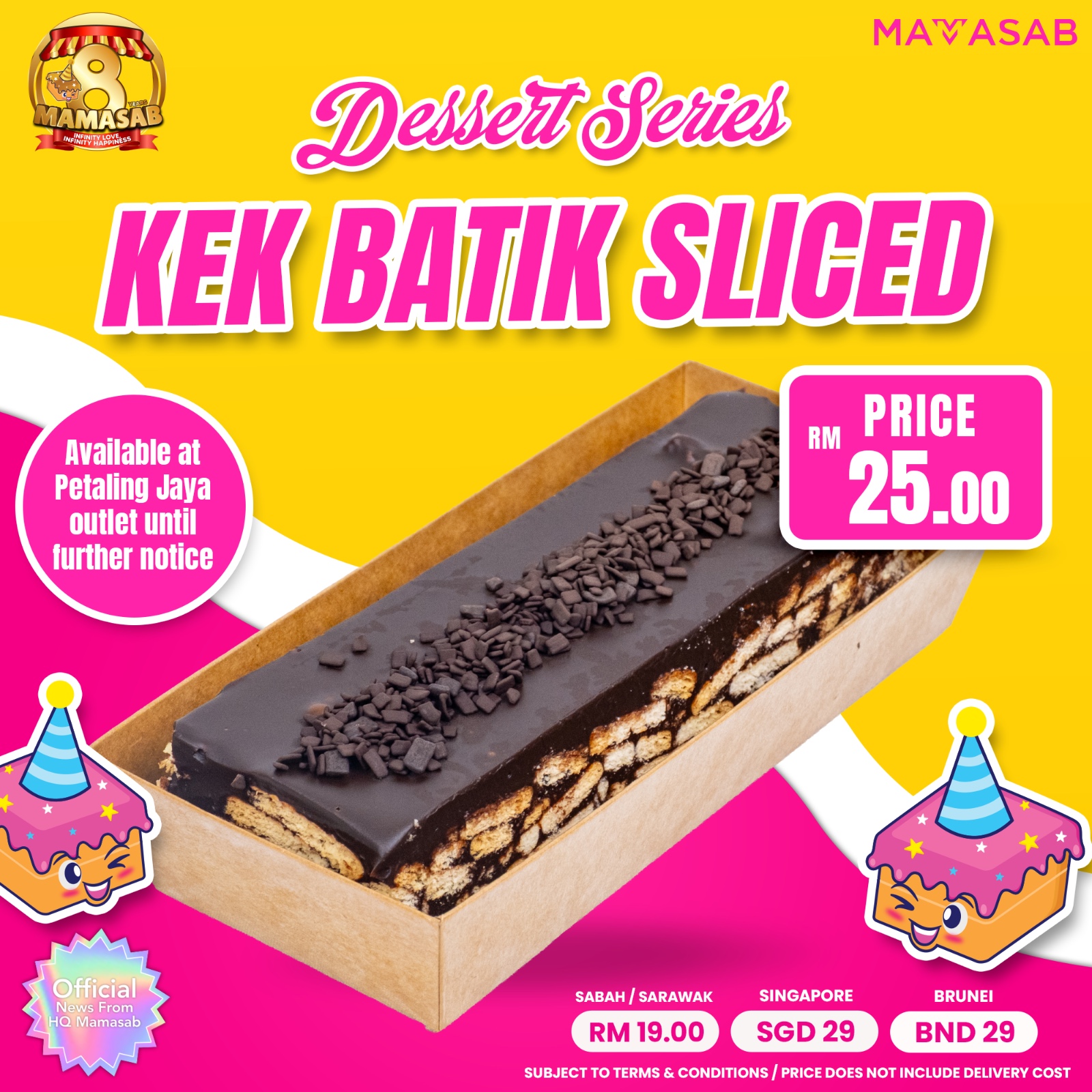 Kek Batik Big Slice Mamasab