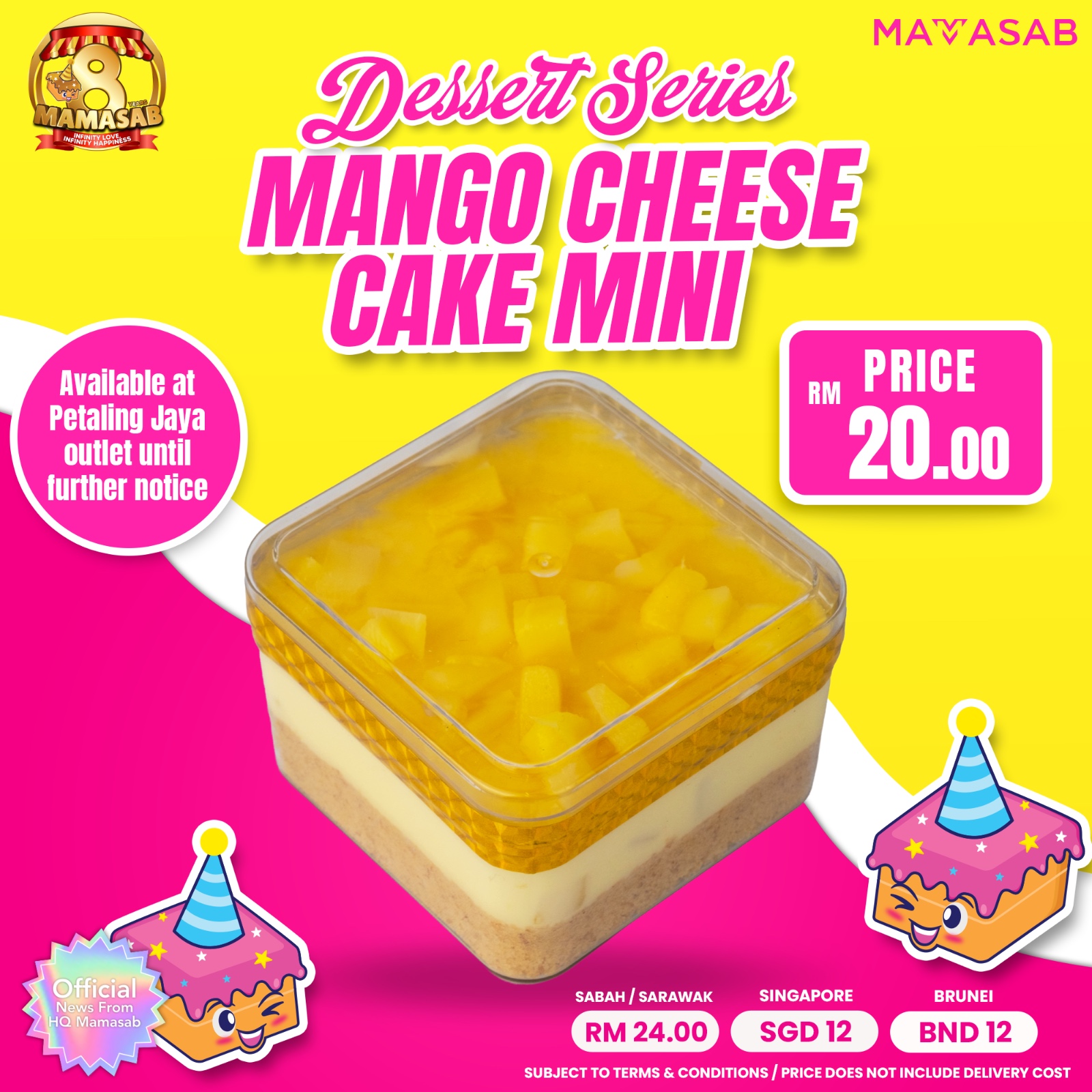Mango Cheesecake Mini Mamasab