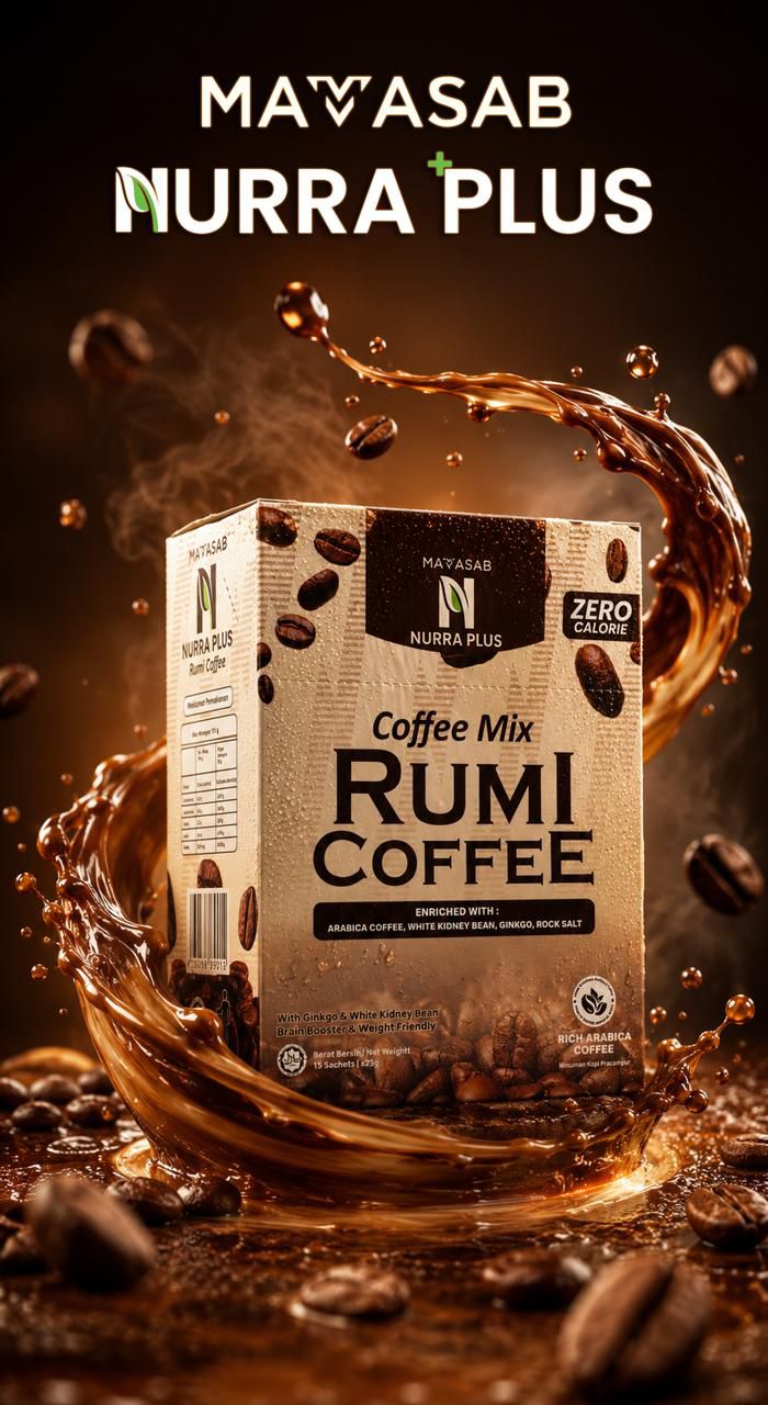 Rumi Coffee Nurra Plus 1 Kotak Mamasab