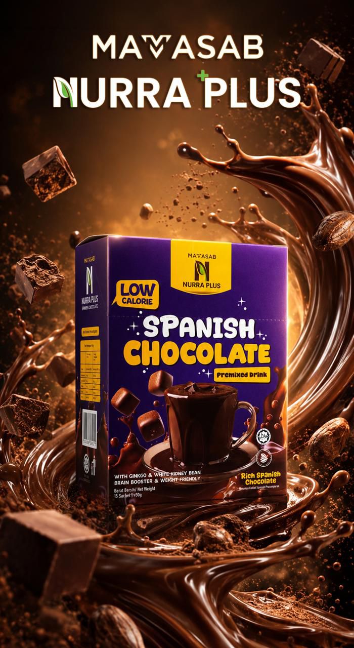 Spanish Chocolate Nurra Plus 1 Kotak Mamasab