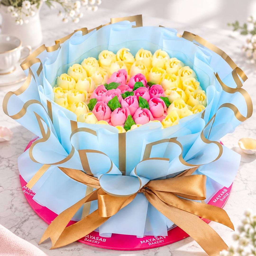 Kek Bunga Cinta Victoria (Blue) Mamasab