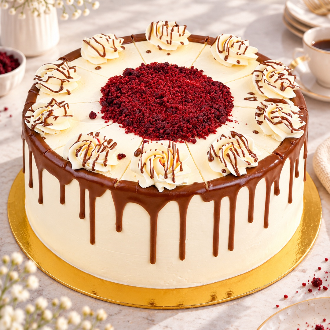 Red Velvety Cake 9 Inci (Whole) Mamasab