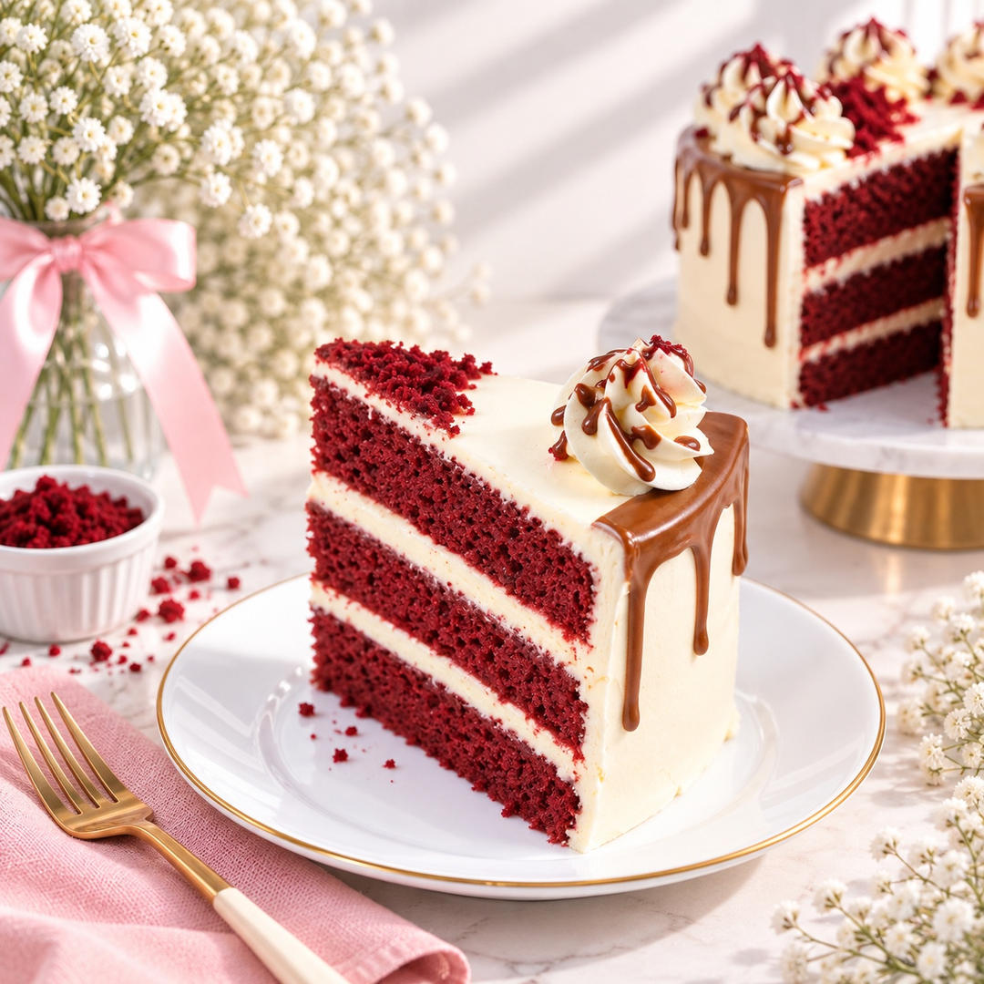 Red Velvety Cake (Slice) Mamasab
