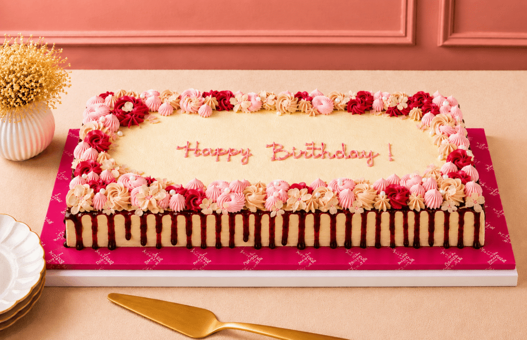Contoh hiasan lavish Mamasab 10x20 inci